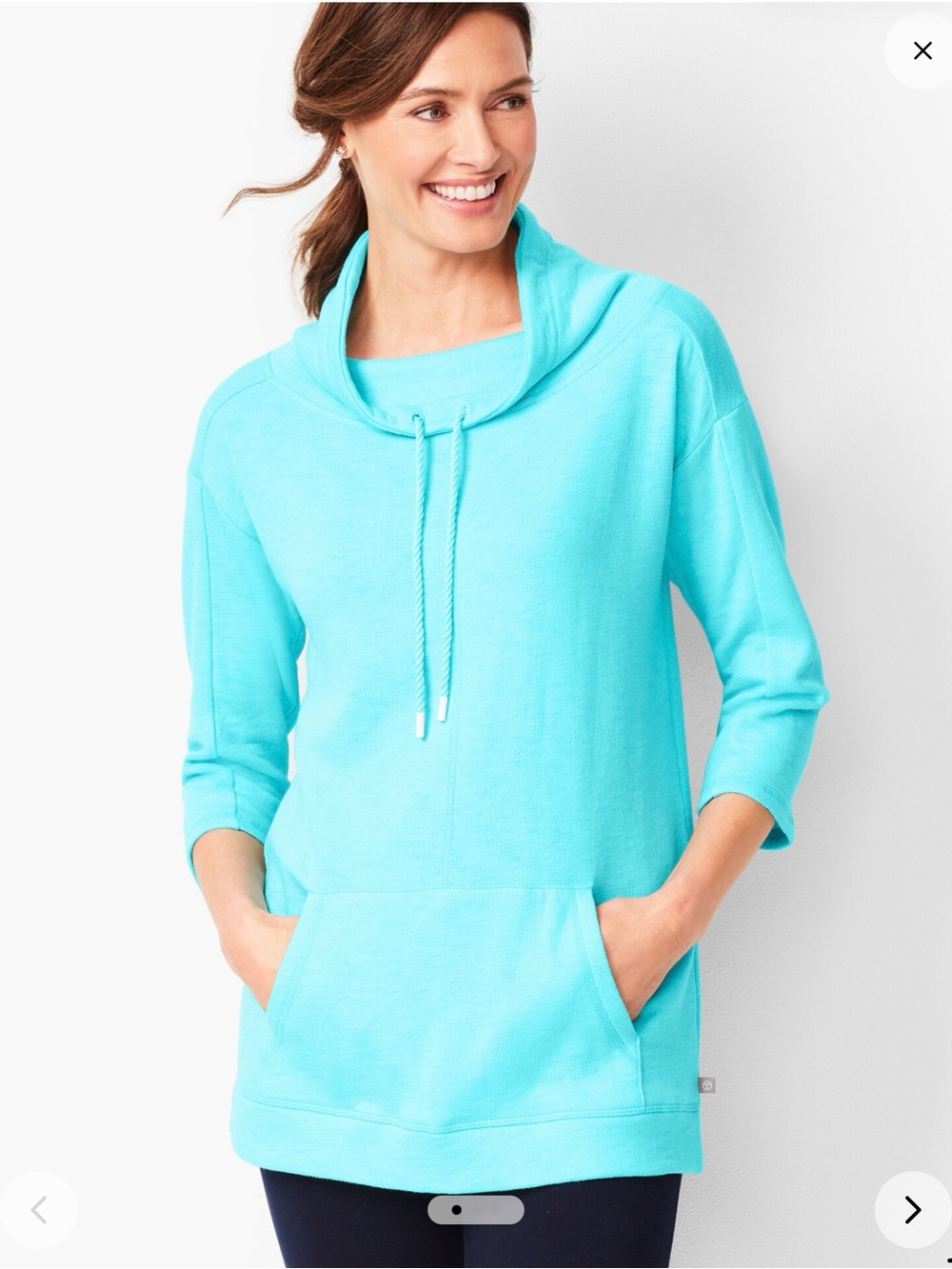 Talbots Cotton Dolman Sleeve Top LP